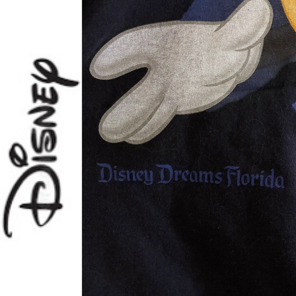 EUC Disney Mickey Mouse graphic crewneck s/s navy t-shirt, XL - Picture 11 of 16